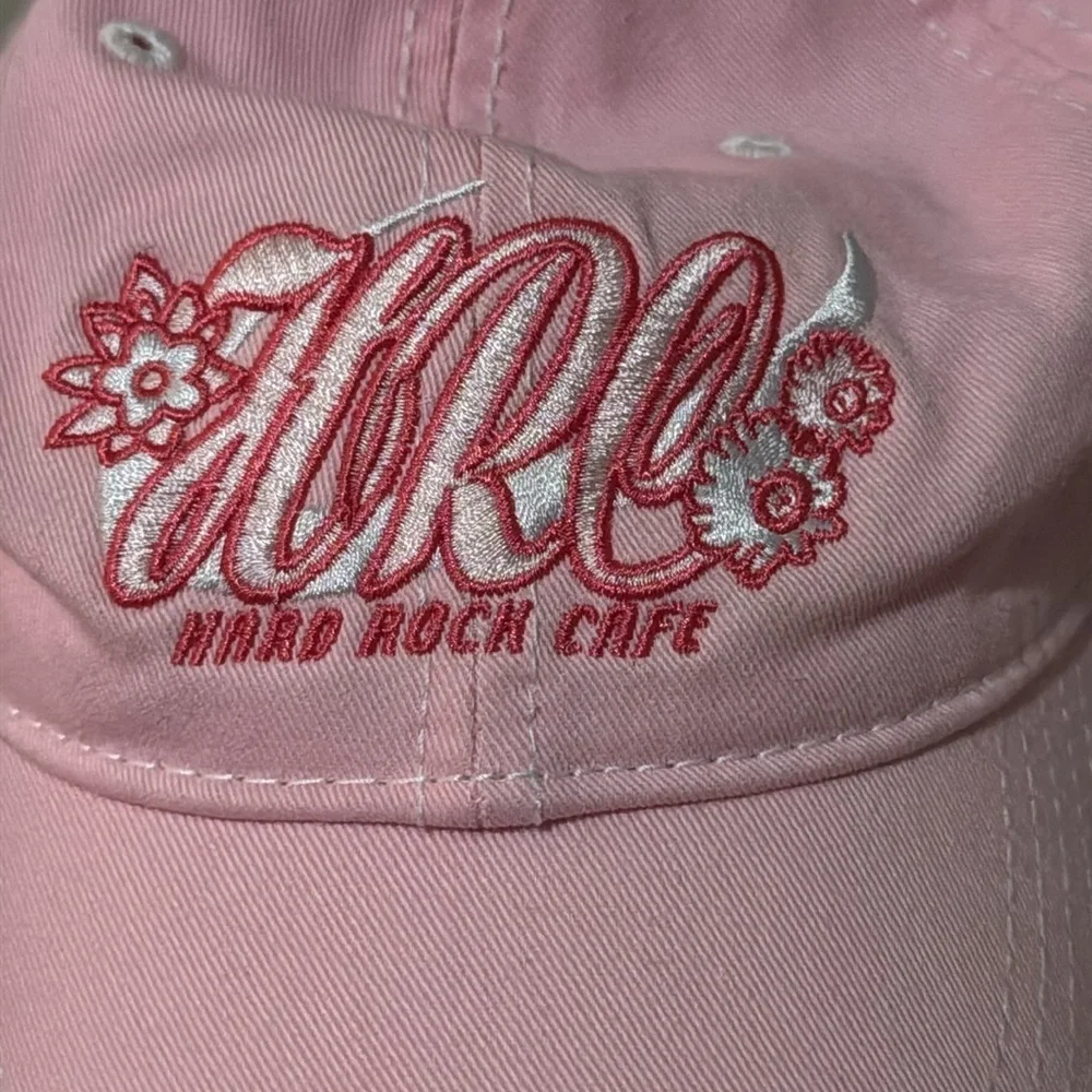 Hard Rock Cafe Light Pink Floral‎ Hat